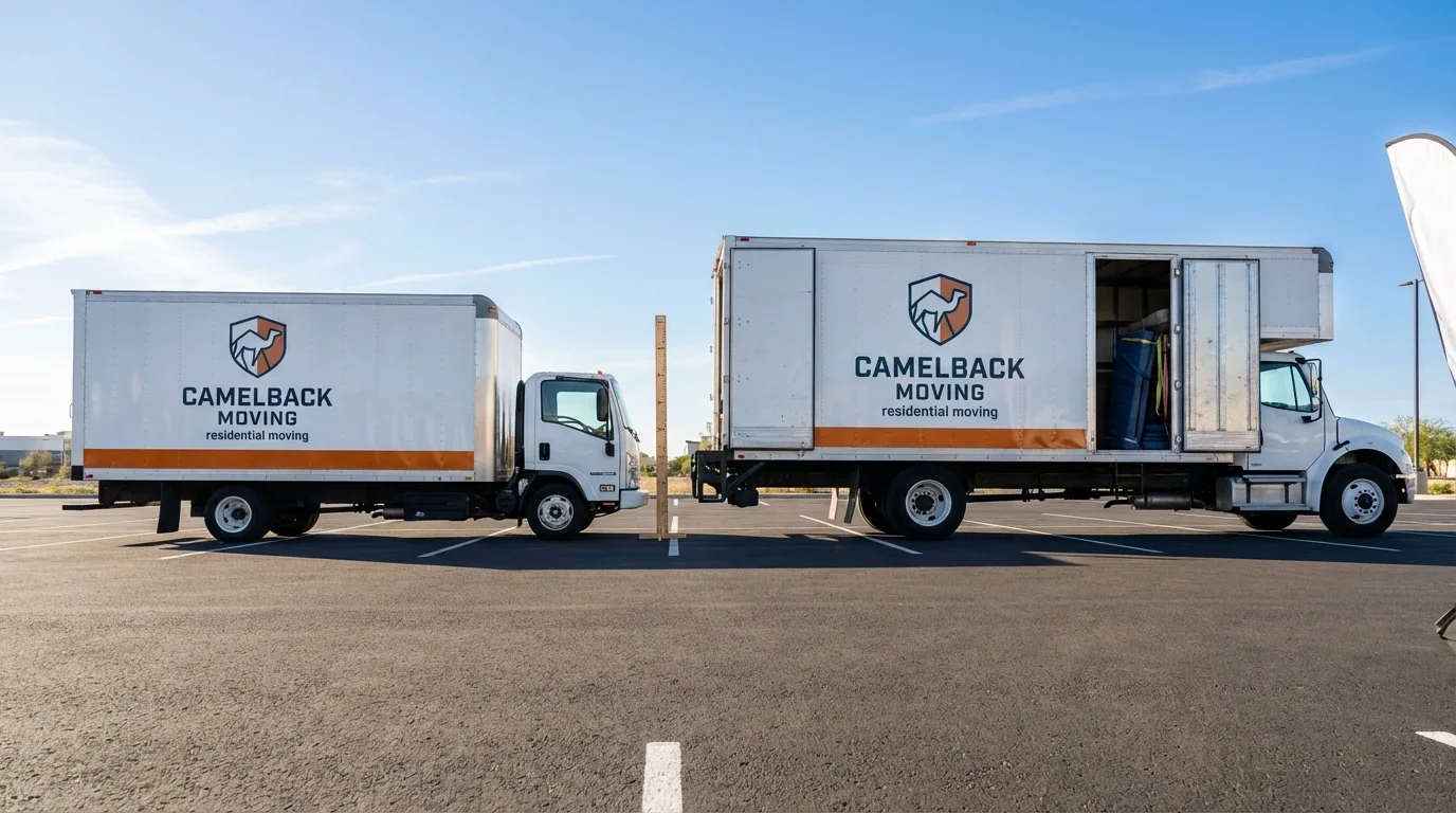 Moving truck size capacity guide in Woodinville